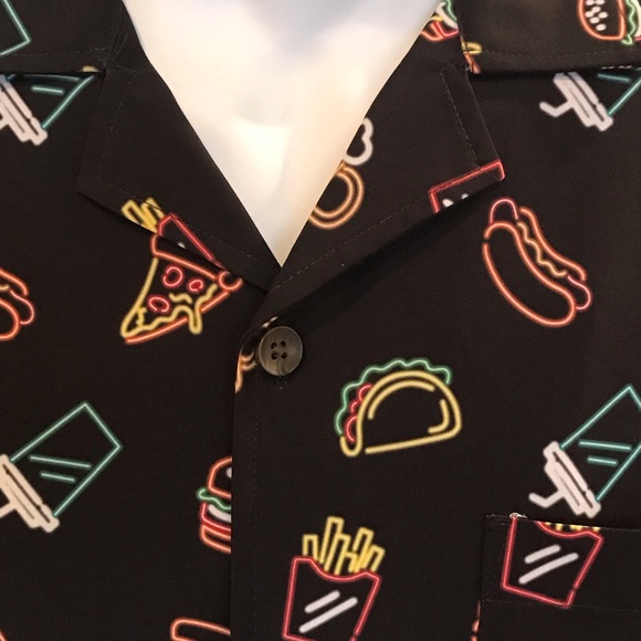 Caribbean swimwear button down shirt. NWT SIZE M - Picture 10 of 11